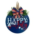 thumbnail image 1 of Harpi 4th of July Decorations Clearance, Independence Day Welcome Door Sign Fourth of July Wreath Patriotic Stars American Memorial Day Door Hanger Welcome Front for Outdoor Decor, 1 of 1