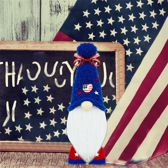 Harpi 4th of July Decorations, Memorial Day Decorations, Patriotic Gnomes Decorations for Home, Independence Day Labor Day Fourth of July Red White Blue Decorations for Home Indoor Decor