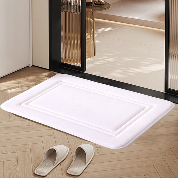 Harpi Area Rugs Clearance, Light Luxury Bathroom Memory Foam Absorbent Floor Mat Bathroom Toilet Doorway Quick Dry Foot Mat Entry Door Mat Non-Slip Mat, Mothers Day Gifts for Mom