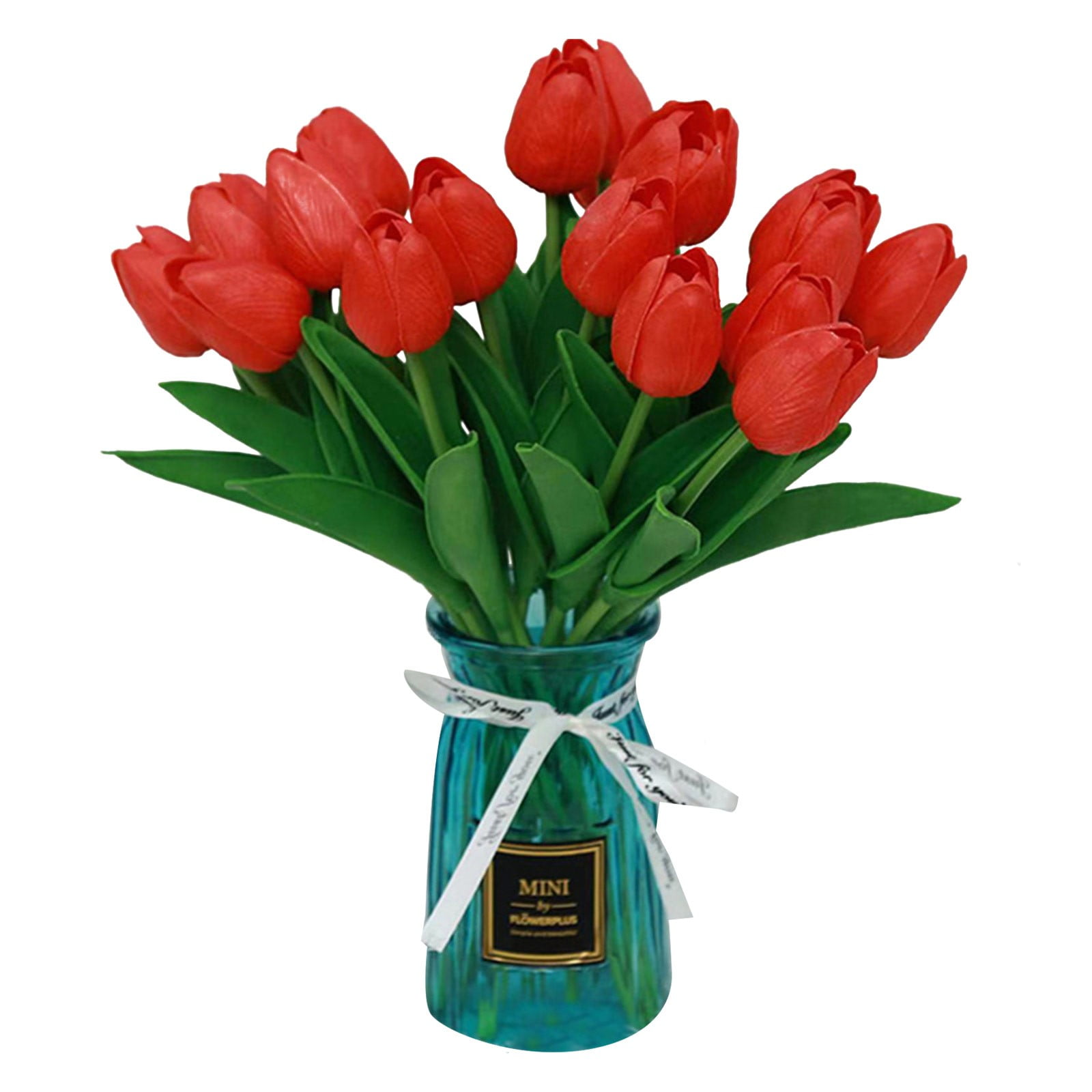 Harpi Artificial Flowers for Decoration, 20pcs Tulips Artificial