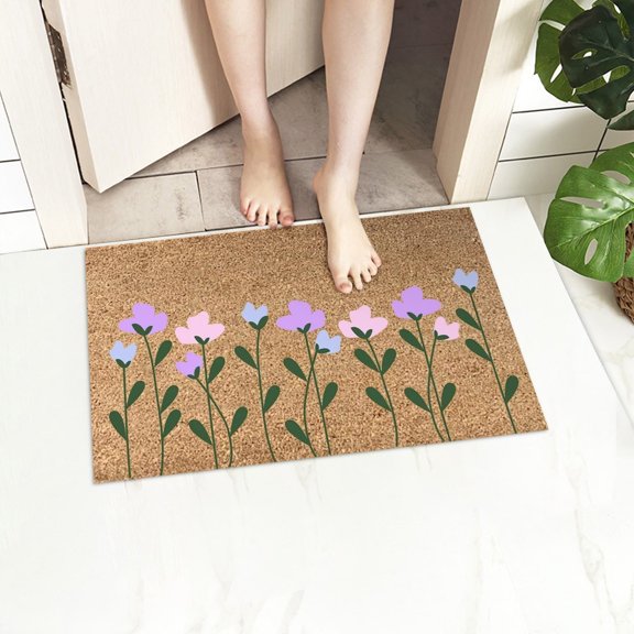 Harpi Bath Mats for Bathroom Clearance, Bath Rugs, Summer Holiday Welcome Floor Doormat Style American Style Floor Mat Kitchen Bathroom Carpet Household Non-Slip Mat Absorbent Door Mat