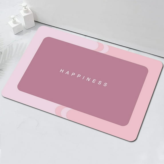Harpi Bath Rugs Clearance, Bathroom Water-absorbent Quick Dry Wear Resistance Foot Mats Toilet Doorway Living Room Carpet Imitation Diatomite Floor Mats Household Bathroom Bedroom