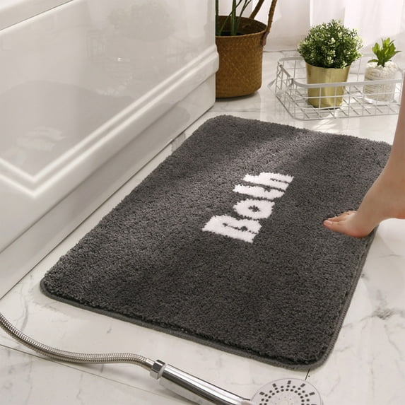 Harpi Bathroom Mat Quick Dry Clearance, Bathroom Rugs, Soft and Absorbent Microfiber Bath Rugs, Non-Slip Shower Carpet, Machine Wash Dry, Bath Mats for Bathroom Floor, Tub and Shower