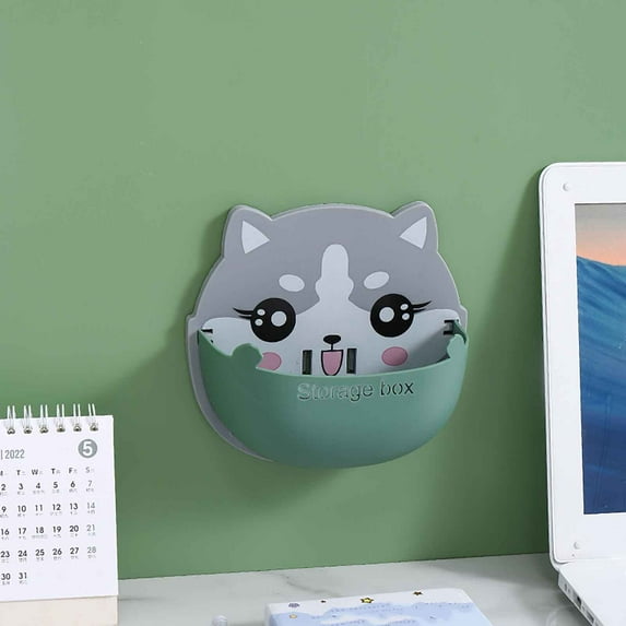 Harpi Bathroom Organizers and Storage, Non-punching Charging Storage Rack Bedroom Headboard Wall Mounted Storage Container Household Storage Box, Bathroom Decor