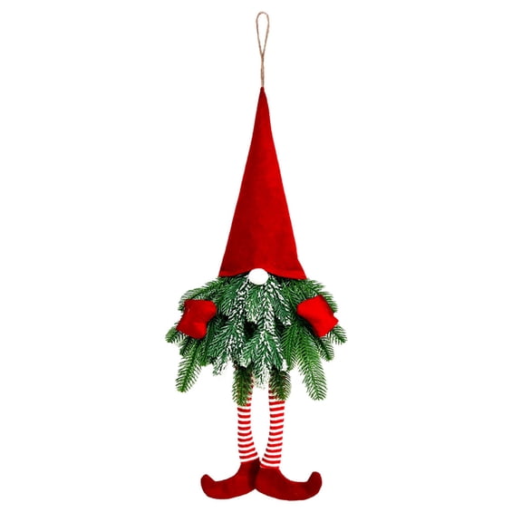 Harpi Christmas Wreaths for Front Door, Winter Decor Christmas Wreath Outdoor,Prelit Christmas Wreath With Lights, Small Artificial Xmas Wreath ,Winter Snowflake Christmas Wreath for Door Hanging