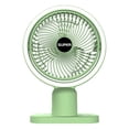 thumbnail image 1 of Harpi Desk Fans Small Quiet, Portable Fan Rechargeable, Night Light USB Desk Fan, Mini Fan Portable, 3 Speeds, Plug In Power Fan, Rotation Strong Wind, Quiet Personal Small Fan for Home Desktop, 1 of 6