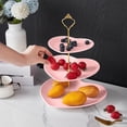 thumbnail image 1 of Harpi Dessert Cupcake Stand, 5 Tier Cup Cake Holder Tower for Tea Party/Birthday/Wedding, Plastic Tiered Serving Tray with Metal Rod, 1 of 6