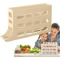 thumbnail image 1 of Harpi Egg Holder for Fridge, Egg Storage for Refrigerator, 4 Tiers Auto Rolling Fridge Eggs Organizer Space-Saving Eggs Dispenser 30 Eggs Fridge Eggs Rack Large Capacity Eggs Dispenser, 1 of 5