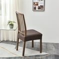 thumbnail image 1 of Harpi Floor Cushions, Floor Pillows for Adults Kids, Seat Covers for Dining Room Chairs Set, Leather Chair Seat Slipcovers Dining Chair Cover Removable Washable Chair Protctor Cover, Rear Covers, 1 of 7