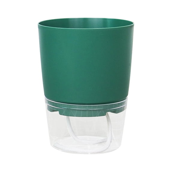 Harpi Flower Pots Outdoor Clearance, Lazy Flower Pot Automatic Water Absorption Plastic Pot Green Plant Water Culture Gardening Pots, Planters & Accessories