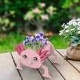 Harpi Flower Pots Outdoor Clearance, Salamander Flower Pot Garden Art