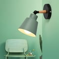 thumbnail image 1 of Harpi Green Plug-In Bedside Aisle Study Wall Sconce, 1 of 8