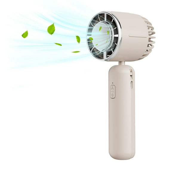Harpi Hand Held Fan,Air Conditioner Fan,3 Speeds,Cold Compress Refrigeration Hanging Neck Small Fan Rechargeable Folding Desktop Mute Turbo Personal Lash Fan,Travel Essentials Indoor Outdoor