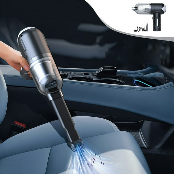 Harpi Handheld Car Vacuum Cleaner, Car Vacuum Cleaner Super Powerful Suction Car Wireless High Power Car Mini Portable Vacuum Cleaner Cordless Vacuum Cleaner for Car, Home, Office, Pet