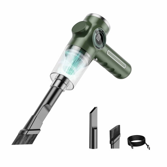 Harpi Handheld Car Vacuum Cleaner, Mini Portable Vacuum Cleaner Cordless Car Vacuum Cleaner, Vacuum High Power, Hand Vacuum 120W Rechargeable Easy To Clean Car Interior,Desktop,Sofa,Keyboard,Drawer