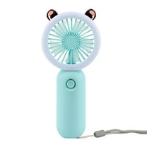 Harpi Handheld Fans Battery Powered,3 Speeds,Cosmetic Fan With Light Personal Lash Fan USB Portable Charging With Night Light Lazy Desktop Mini Pocket Small Fan,Travel Essentials Indoor Outdoor