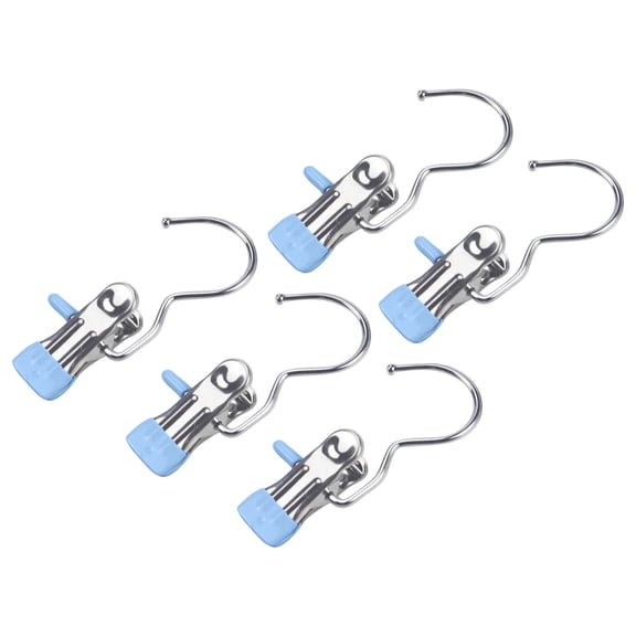 Harpi Hooks for Hanging, Storage and Organization, Multifunctional Hook Clip, Seamless Towel, Hat, Sock, Windproof Pants, Hook Storage Clip, Clothes Drying Clip 5pcs