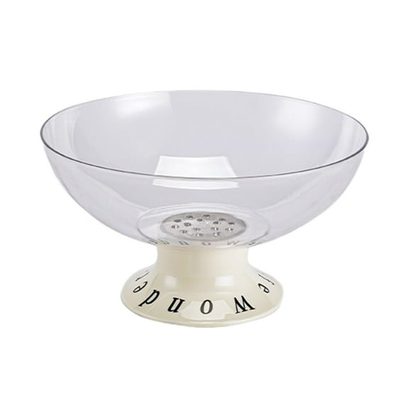 Harpi Light Luxury Splicing Fruit Container European Style Home Living Room PET Fruit Container Coffee Table Fruit Tray Candy Snack Display Container Kitchen Organizer and Storage