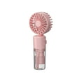 thumbnail image 1 of Harpi Mini Handheld Fan, Battery Operated, Misting Fan USB Rechargeable Fan 4-speed Airflow Neck Hanging Suitable for Travel Essentials Home Office And Bedroom, 1 of 9