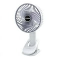 thumbnail image 1 of Harpi Portable Clip on Fan, Battery Operated Desk Fan, Fan Desktop Wide Angle Hair Dryer Wall Mounted Fan USB Rechargeable Interface Direct Three Speed High Wind Handheld 360° Rotate Stroller Fan, 1 of 8