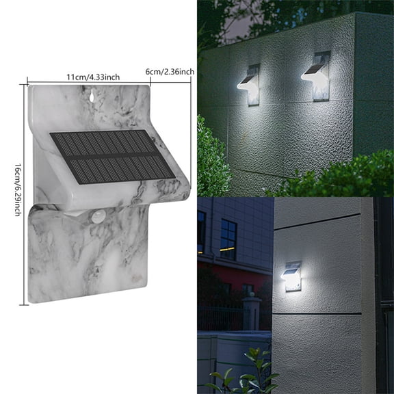 Harpi Solar Lights Outdoor, Waterproof Motion Sensor Solar Flood Lights, Solar Wall Light LED Outdoor Induction Light Wall Light Remote Control Strong Lighting Solar Induction Light
