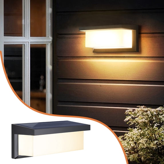 Harpi Solar Outdoor Lights, Motion Sensor Solar Powered Lights IP65,3 Modes, Wall Security Lights for Fence Yard Garden Patio Front Door Luces Solares Para Exteriores