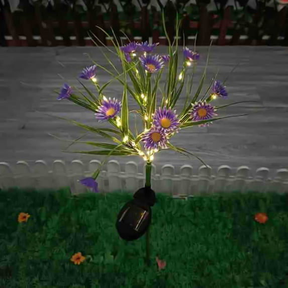 Harpi Solar Outdoor Lights Waterproof Solar Garden Lights, forty-Two LED Daisies Lights, for Yard, Gardens Decor Luces Solares Para Exteriores
