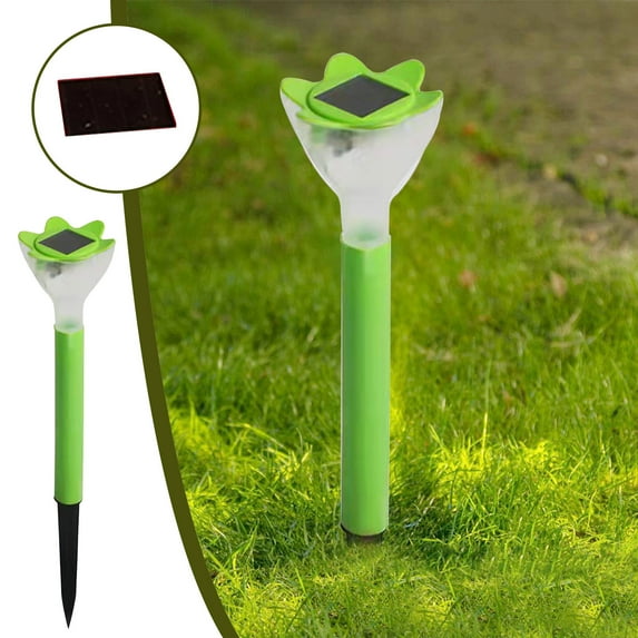 Harpi Solar Powered Outdoor Lights Bright Solar Lights, Flashing Color Changing LED Solar Lights, IP67 Solar Lights, Solar Garden Lights for Walkway Garden Patio Luces Solares Para Exteriores