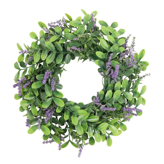 Harpi Spring Wreaths for Front Door Clearance, Greenery Summer Wreath, Lavender Wreaths Artificial Wreaths for Wall Window Party Wedding Decor Indoor Outdoor All Season Decoration for Home