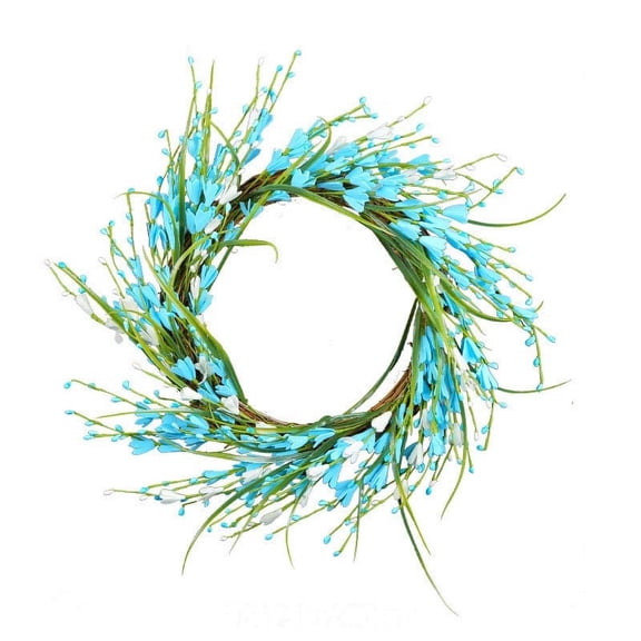 Harpi Spring Wreaths for Front Door Summer Clearance Artificial Forsythia Flowers Wreath on Grapevine Base Wall Window Door Hanging Home Wedding Decoration