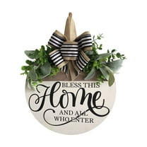 Harpi Spring Wreaths for Front Door Clearance, Greenery Summer Wreath, Interesting Front Door Logo, Hanger, Wreath, Front Door Decoration