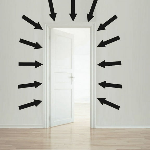 Harpi Wall Decals Clearance Arrows Wall Sticker for Indication Sign,Staircase Sticker,Staircase Sticker