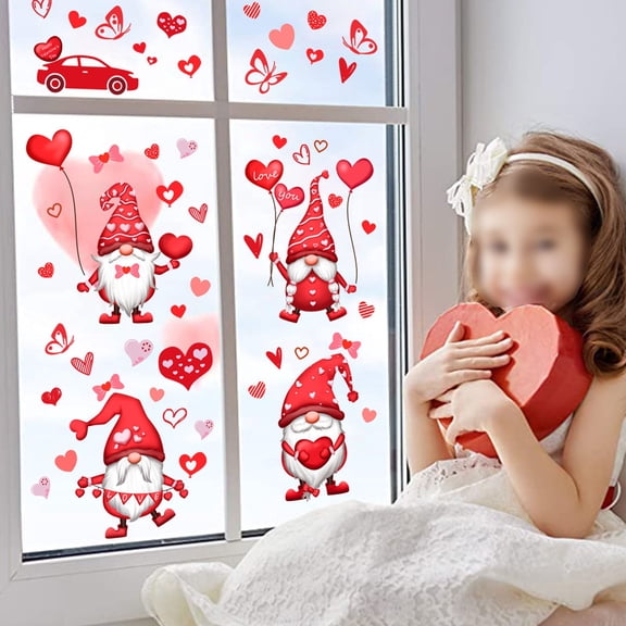 Harpi Wall Decals Clearance Carmen Wall Sticker Valentine's Day Dwarf Love Wall Sticker Room Decoration Wall Sticker Self Adhesive Wall Sticker