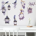thumbnail image 1 of Harpi Wall Decals Clearance Literary Branches Birds Purple Flowers Middle Chandelier Bedroom Living Room Landscaping Wall Decals, 1 of 1