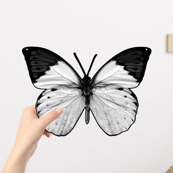 Harpi Wall Decals Clearance Simulation Moth Wood Pendant Wall Paste Living Room Bedroom Home Decoration Wood Board Listing