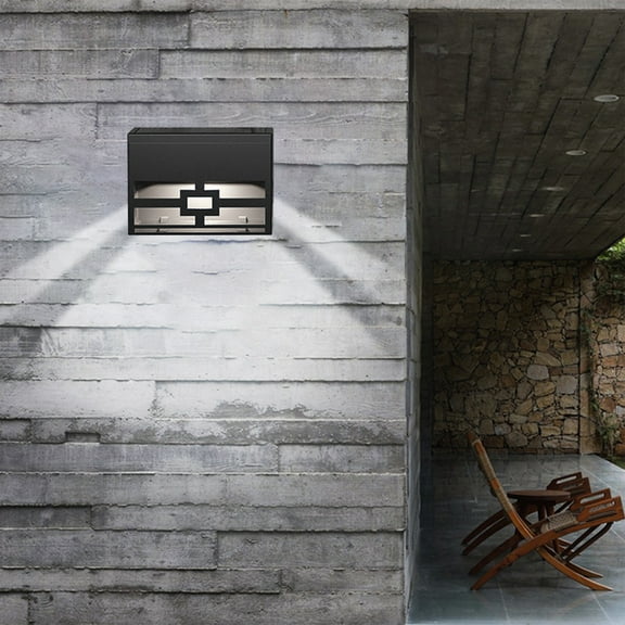 Harpi Wall Sconce Light Plug In, Solar Street Light, IP55 Waterproofs Outdoor Solar Street Light, Dusk To Dawning, LED Floods Light With Motion Sensor And Constant RGB Light