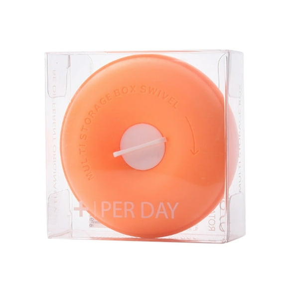 Harpi Weekly Pill Organizer, Pill Dispensers and Organizers 7 Day, 4 Cell Portable Mini Medication Box, Medication Storage One Week Storage Box Divided Cell Travel Medication Box