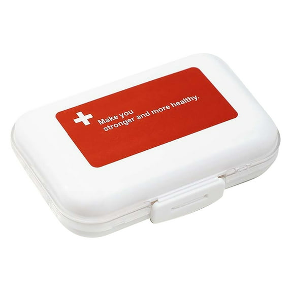 Harpi Weekly Pill Organizer, Pill Dispensers and Organizers 7 Day, Portable Daily PillCase Split Box Seven Day Portable Travel Box