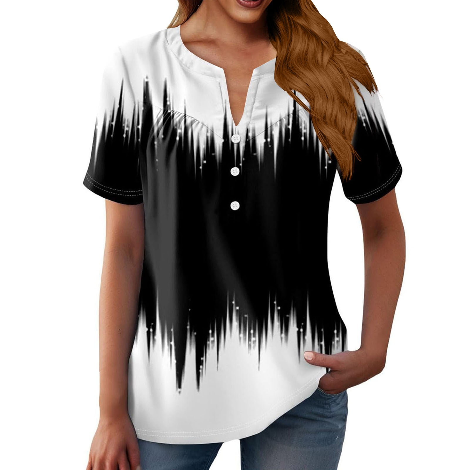 Women's Summer Short Sleeve T-Shirt - Basic Round Neck Tee In Navy, Black, Pink | Casual Comfy Top