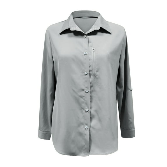 Harpily 50% Off Clear! Women's Fashion Shirt Womens Shirts 50+ Sun Long Sleeve Outdoor Fishing Hiking Shirt