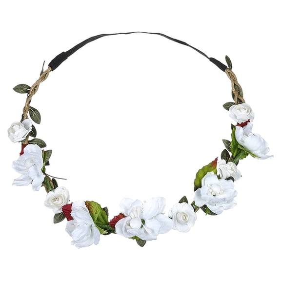 Harpily Boho Headbands for Women Cute Floral Crown Simulation Flower Wedding Garland Beach Party Photo Props