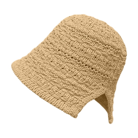 Harpily Bucket Hat for Women Hollow Mesh with Inner Adjustable Strap Sun Hat for Vacation Camping Daily Outdoor Wear