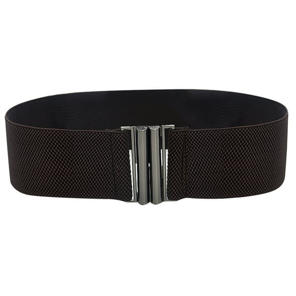 Harpily Clearance Belts for Men Buckle Stretch Dress Belt Lady Elastic Waist Wide Belts Women Wide Fashion Belt