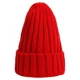 thumbnail image 1 of Harpily Clearance Women Men Girls Boys Teens Winter Warm Hat Winter Hats For Men Women Soft Warm Knit Hat Ski Stocking Cuffed Cap, 1 of 3