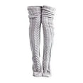 thumbnail image 1 of Harpily Compression Socks for Women Women's Cable Knitted Boot Socks Extra Long Thigh High Winter Stockings Over Knee Leg Winter Compression Socks for Women, 1 of 3