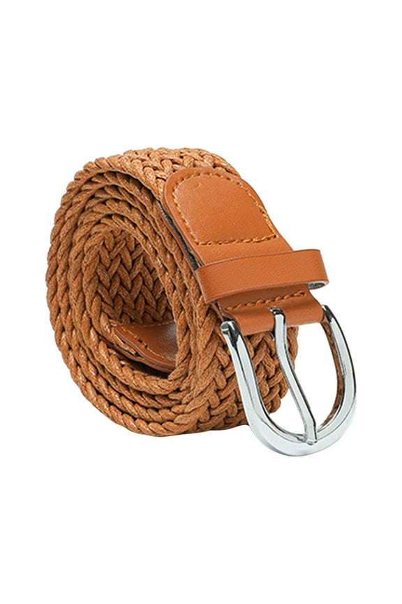 Clearance Women’s Leather Belts for Jeans Pants Belt for Dresses Ladies Fashion Wax Rope Ladies Retro Decorative Pin Buckle