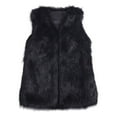 thumbnail image 1 of Harpily Clothing Women's Padded Vest, Womens Sleeveless Wool Blend Solid Winter Loose Vest Coat Outwear Black XL, 1 of 6