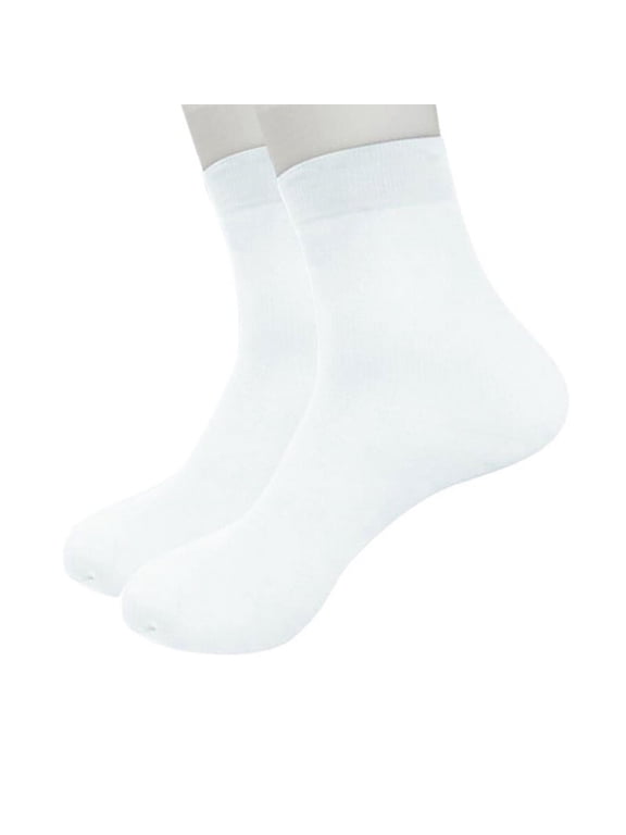 Compression Socks for Women Fiber 1 Stockings Men Short Elastic -thin Silk Silky Pairs Winter Compression Socks for Women
