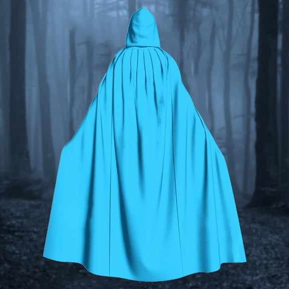 Harpily Halloween Unisex Hooded Long Cloak Versatile Hooded Overcoat for Halloween Masquerade Cosplay Robe Dress Up Events