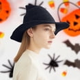 thumbnail image 1 of Harpily Halloween Witch Hat for Women Classic Pointed Universal Fit for Halloween Holiday Party Role Play Head Accessory, 1 of 4